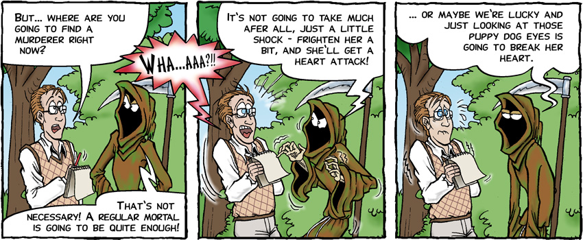 Death and the Maiden Comic Strip