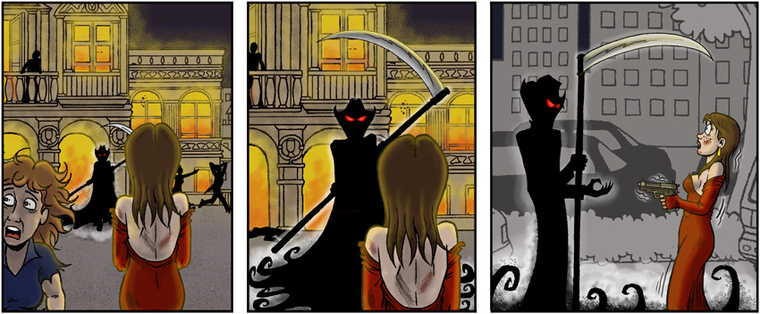 Death and the Maiden Comic Strip